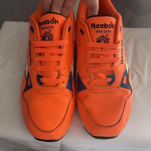 CLASSIC REEBOK ERS 2000 Style #951948 ORANGE BLUE WHITE Mens Size US 10.5 - Picture 5 of 7